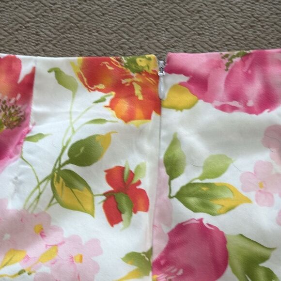 Dress Barn Floral Print Skirt size 10 - Picture 5 of 12